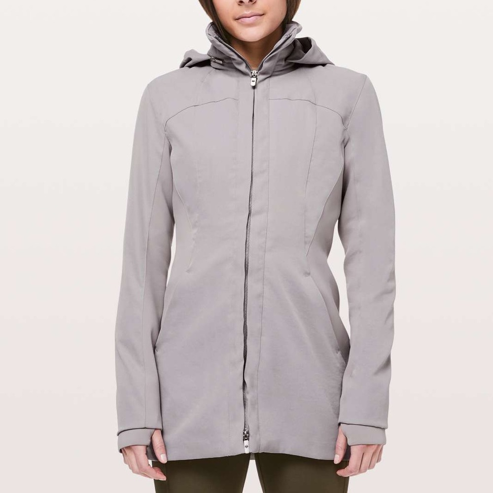 Lululemon like a glove jacket dark chrome size 4
